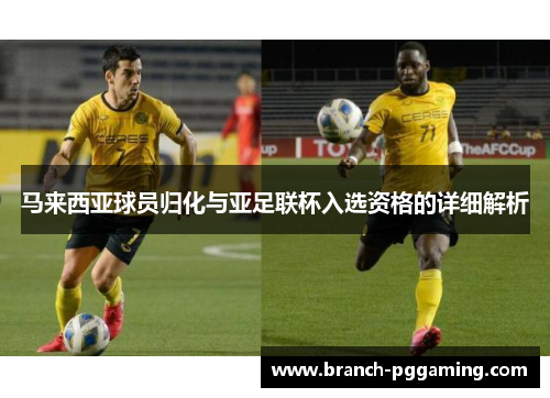 马来西亚球员归化与亚足联杯入选资格的详细解析